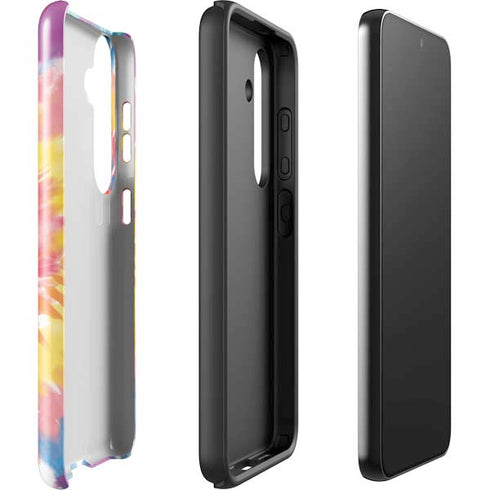 Rainbow Tie Dye Galaxy S25 Impact Case