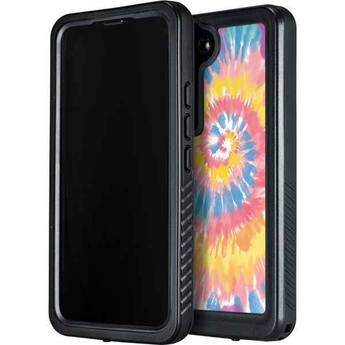 Rainbow Tie Dye Galaxy S24 Plus Waterproof Case