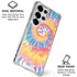 Rainbow Tie Dye Galaxy S25 Ultra Clear Case