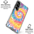 Rainbow Tie Dye Galaxy S26 Clear Case