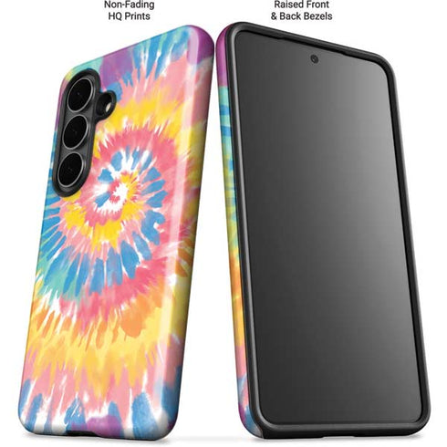 Rainbow Tie Dye Galaxy S26 Impact Case