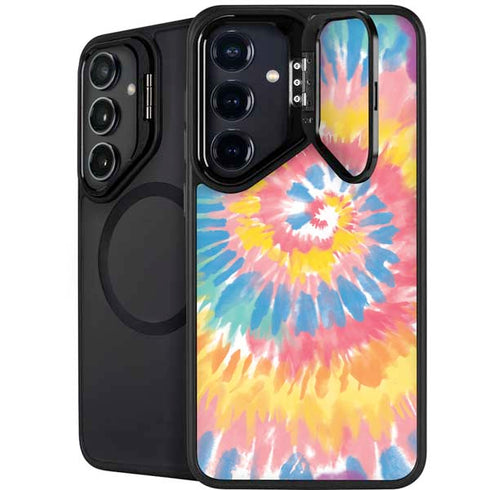 Rainbow Tie Dye Galaxy S26 Kickstand Case