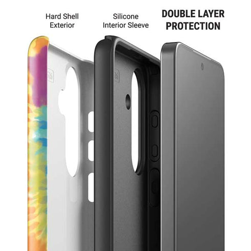 Rainbow Tie Dye Galaxy S26 Plus Impact Case