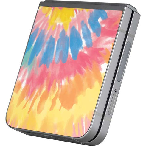 Rainbow Tie Dye Galaxy Z Flip6 Skin