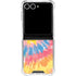 Rainbow Tie Dye Galaxy Z Flip7 Clear Case