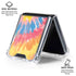 Rainbow Tie Dye Galaxy Z Flip7 Clear Case