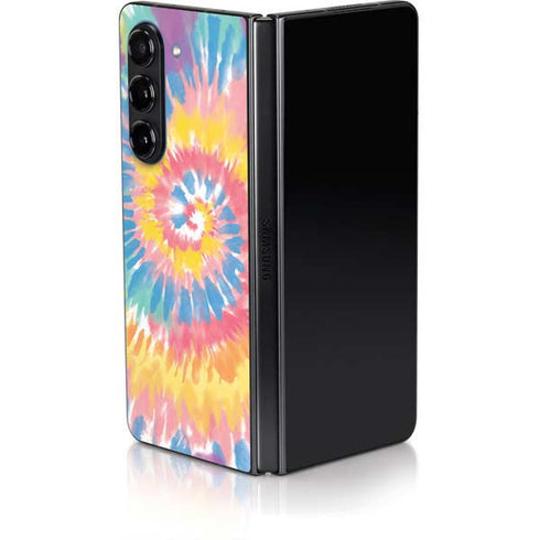 Rainbow Tie Dye Galaxy Z Fold5 5G Skin