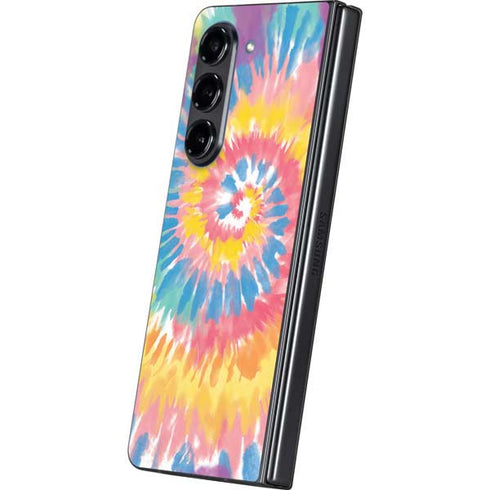 Rainbow Tie Dye Galaxy Z Fold5 5G Skin