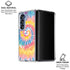 Rainbow Tie Dye Galaxy Z Fold6 Clear Case