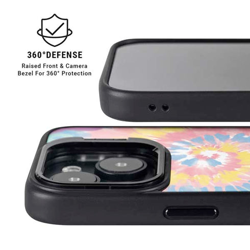 Rainbow Tie Dye iPhone 13 Kickstand Case