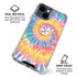 Rainbow Tie Dye iPhone 15 Clear Case