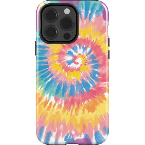 Rainbow Tie Dye iPhone 15 Pro Impact Case