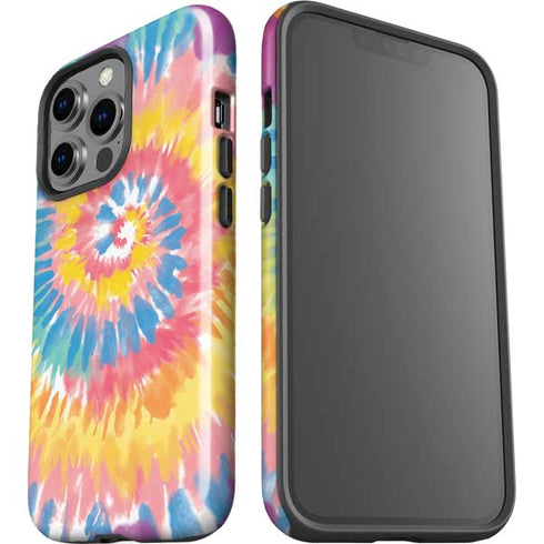 Rainbow Tie Dye iPhone 15 Pro Impact Case