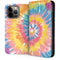 Rainbow Tie Dye iPhone 15 Pro Max Folio Case