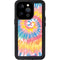 Rainbow Tie Dye iPhone 15 Pro Waterproof Case