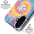 Rainbow Tie Dye iPhone 16 Clear Case