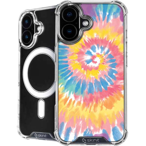 Rainbow Tie Dye iPhone 16 Plus MagSafe Case