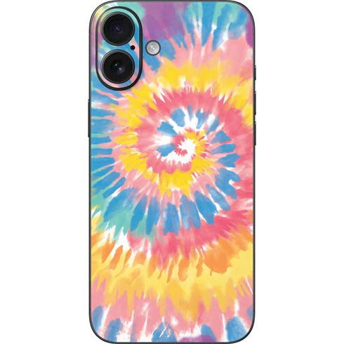 Rainbow Tie Dye iPhone 16 Plus Skin