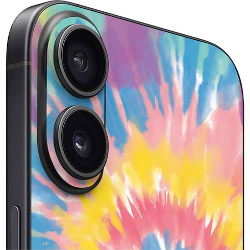 Rainbow Tie Dye iPhone 16 Plus Skin