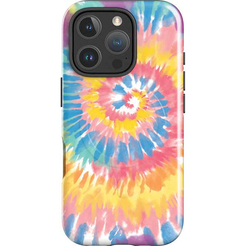 Rainbow Tie Dye iPhone 16 Pro Magsafe Impact Case