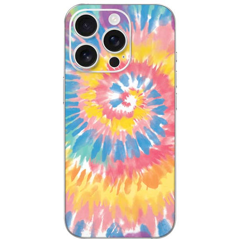 Rainbow Tie Dye iPhone 16 Pro Skin