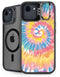 Rainbow Tie Dye iPhone 16e Kickstand Case