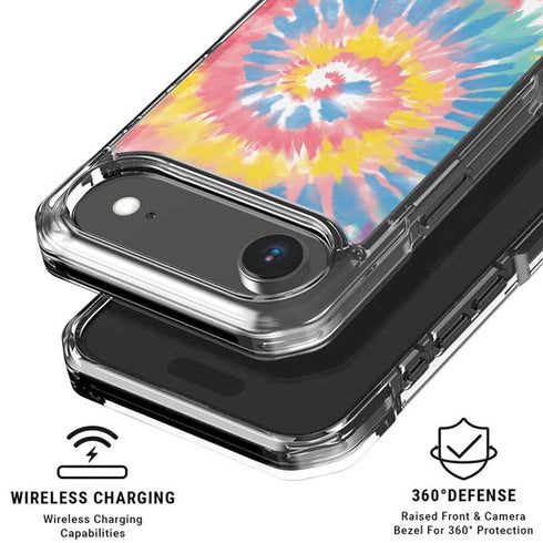 Rainbow Tie Dye iPhone 17 Air Clear Case