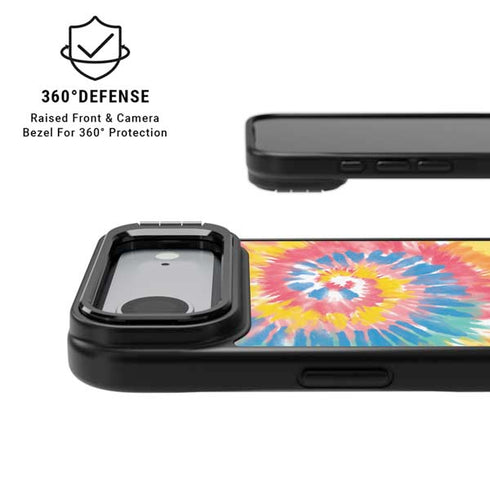 Rainbow Tie Dye iPhone 17 Air Kickstand Case