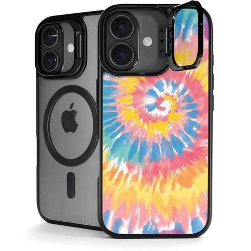 Rainbow Tie Dye iPhone 17 Kickstand Case