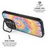 Rainbow Tie Dye iPhone 17 Kickstand Case