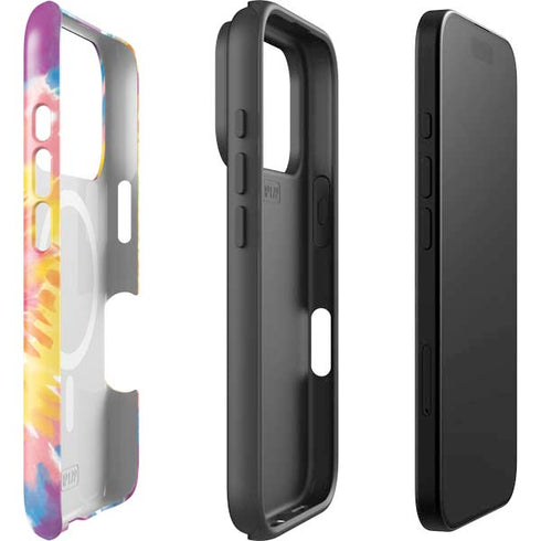 Rainbow Tie Dye iPhone 17 Pro Magsafe Impact Case