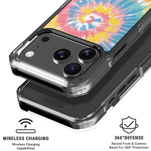 Rainbow Tie Dye iPhone 17 Pro Max MagSafe Case