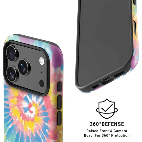 Rainbow Tie Dye iPhone 17 Pro Max Magsafe Impact Case
