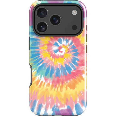 Rainbow Tie Dye iPhone 18 Pro Max Impact Case