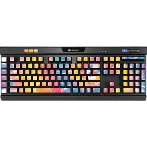 Rainbow Tie Dye K95 RGB PLATINUM Mechanical Gaming Keyboard Skin