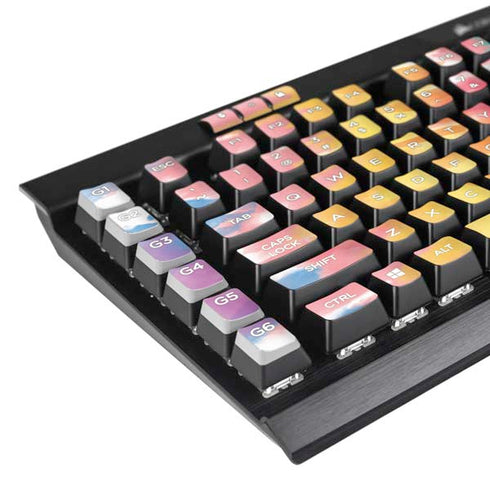 Rainbow Tie Dye K95 RGB PLATINUM Mechanical Gaming Keyboard Skin