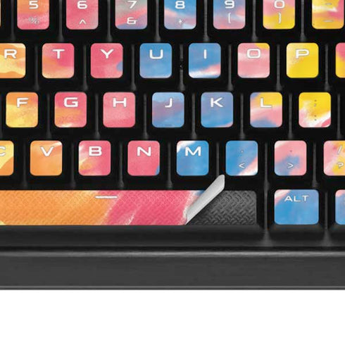 Rainbow Tie Dye K95 RGB PLATINUM Mechanical Gaming Keyboard Skin