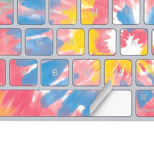 Rainbow Tie Dye Magic Keyboard Skin
