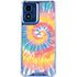 Rainbow Tie Dye Moto G 5G (2024) Clear Case
