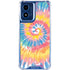 Rainbow Tie Dye Moto G Play 4G (2024) Clear Case