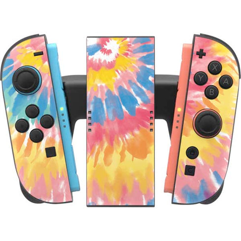 Rainbow Tie Dye Nintendo Switch 2 (2025) Joy-Con Controller Skin