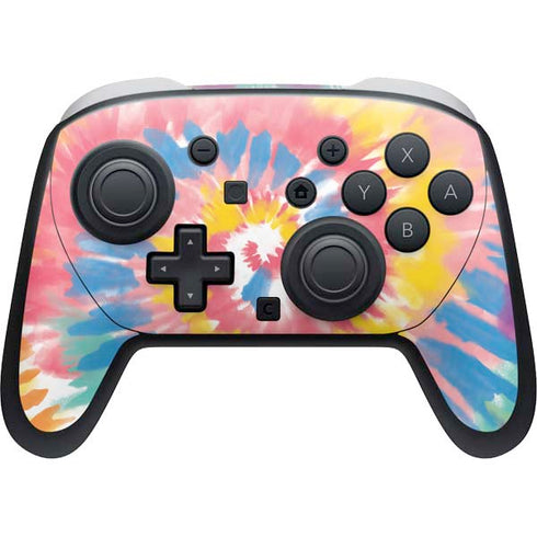 Rainbow Tie Dye Nintendo Skins