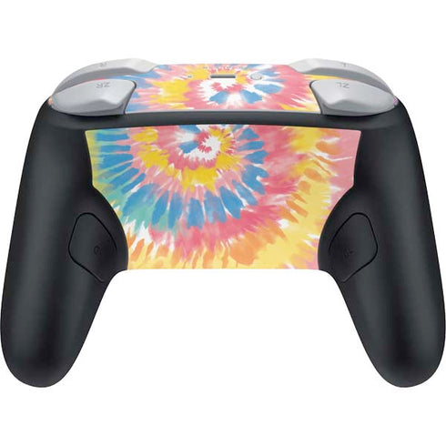 Rainbow Tie Dye Nintendo Switch 2 (2025) Pro Controller Skin