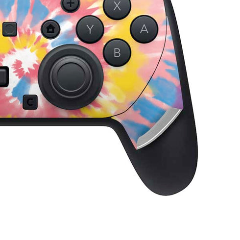 Rainbow Tie Dye Nintendo Switch 2 (2025) Pro Controller Skin