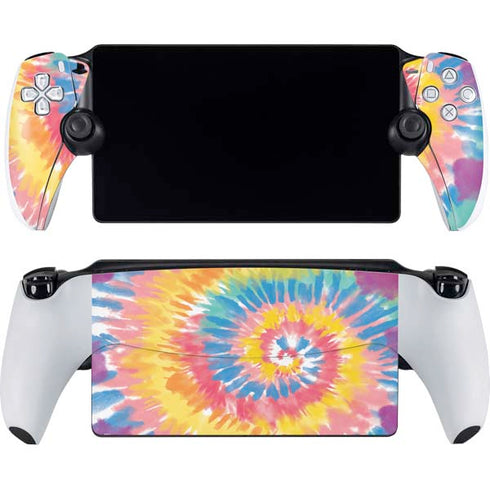 Rainbow Tie Dye PlayStation Portal Remote Player Skin
