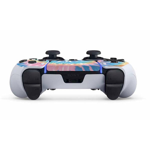 Rainbow Tie Dye PS5 DualSense Edge Pro Controller Skin