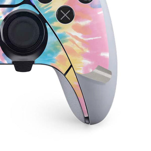 Rainbow Tie Dye PS5 DualSense Edge Pro Controller Skin