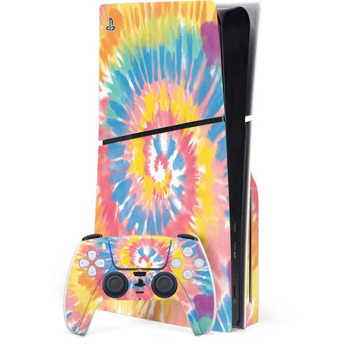 Rainbow Tie Dye PlayStation PS5 Skins