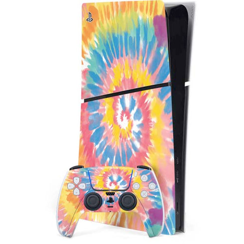 Rainbow Tie Dye PlayStation PS5 Skins