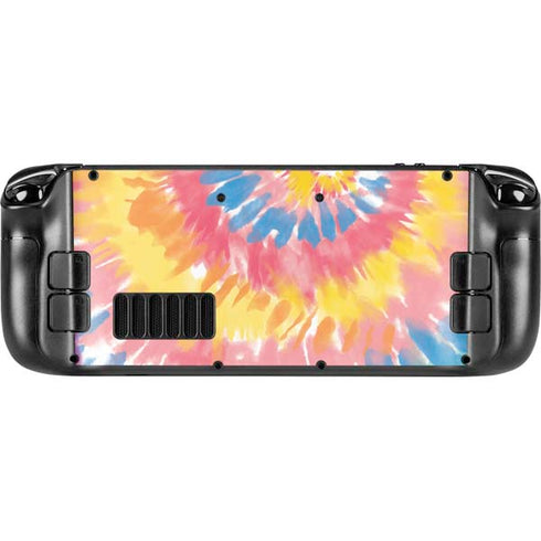 Rainbow Tie Dye Steam Deck Handheld Gaming Computer OLED Skin
